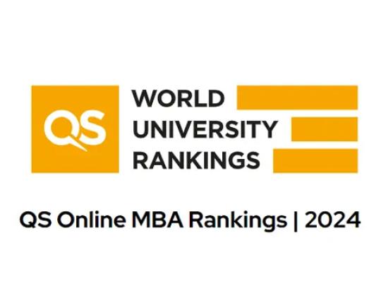 Logo QS Online MBA Rankings Card