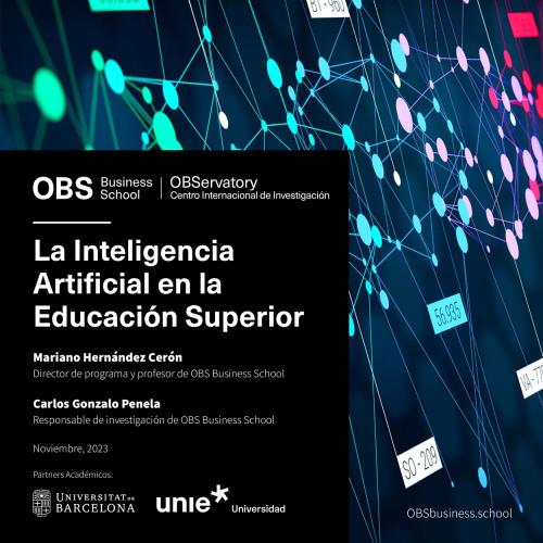 Informe OBServatory 2023 La IA Generativa en la Educación Superior