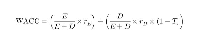 formula wacc
