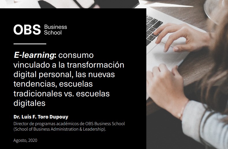 Portada informe OBS Business School - E-learning