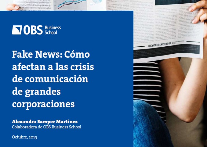 Portada informe OBS Business School - Fake News