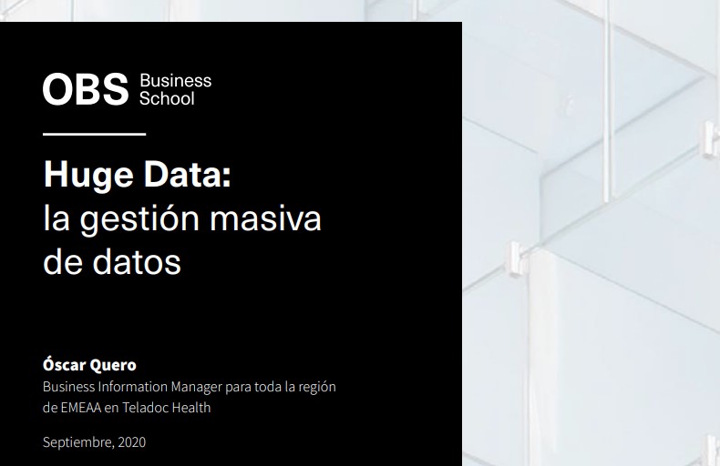 Portada informe OBS Business School - Huge Data