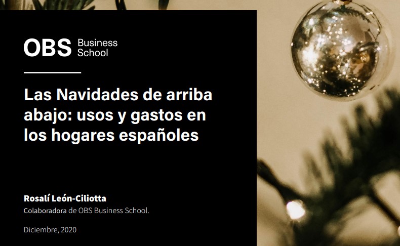 Portada informe OBS Business School - Navidades