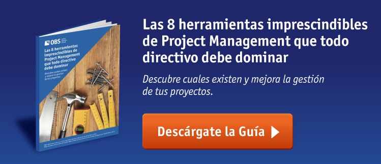 Ebook OBS Business School - 8 herramientas imprescindibles de Project Management que todo directivo debe dominar