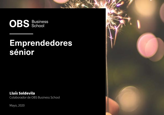 Portada informe OBS Business School - Emprendedores