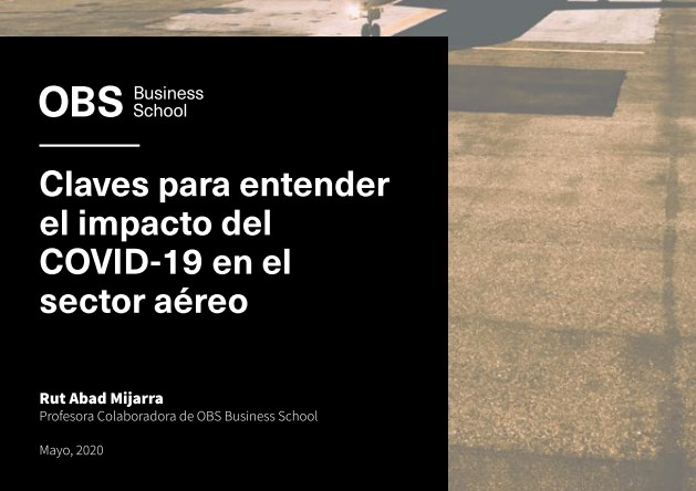 Portada informe OBS Business School - Sector aéreo