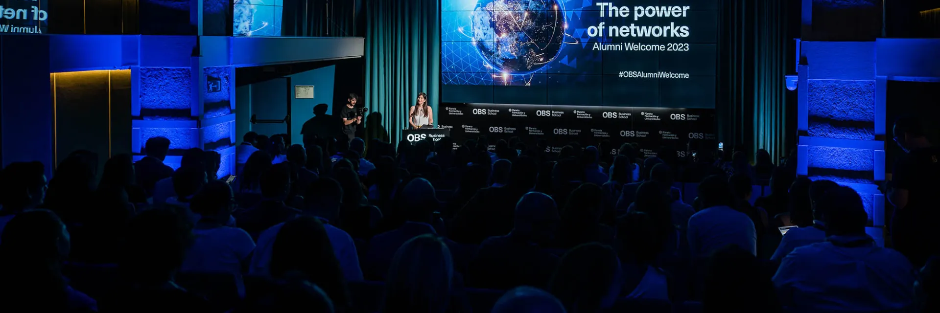 Vista del auditorio de PFU en Hospitalet