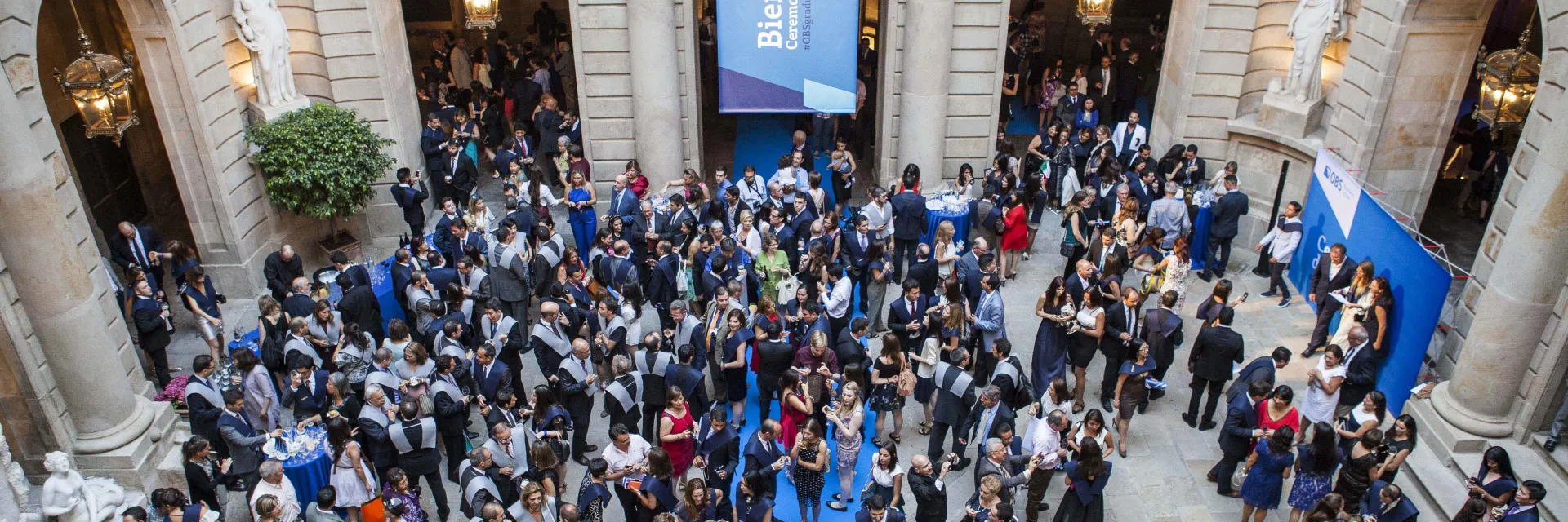 Ceremonia de Graduación de 2016 en la Llotja de Barcelona de OBS Business School