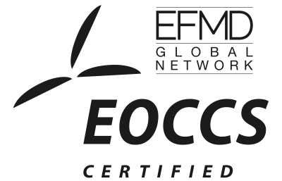 Logo EOCCS de EFMD, acreditación obtenida por OBS Business School