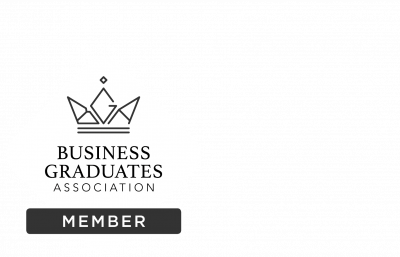 Logo BGA de AMBA, membresía obtenida por OBS Business School