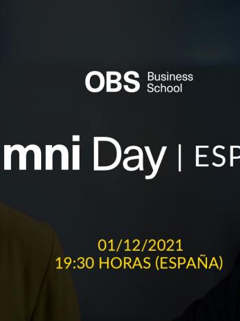 1 de diciembre de 2021 a las 19h tendrá lugar el Alumni Day España, ¡no te lo pierdas!