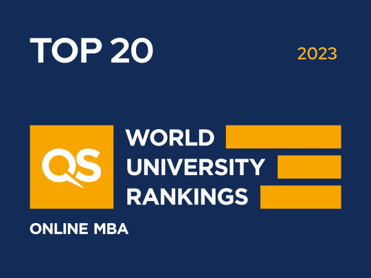 OBS en el TOP 20 europeo del Online MBA Ranking QS