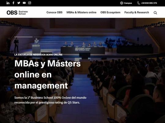Visita la nueva web corporativa de OBS Business School