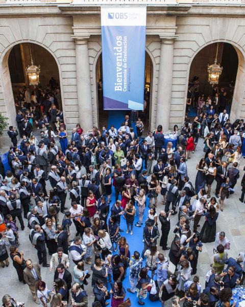 Ceremonia de Graduación de 2016 en la Llotja de Barcelona de OBS Business School