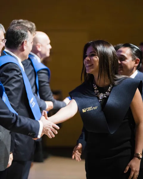 Alumnos de OBS Business School en la Ceremonia de Graduación 2018 de OBS Business School
