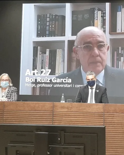El Dr. Boi Ruiz participa en el 72º aniversario de la firma de la Declaración de Derechos Humanos