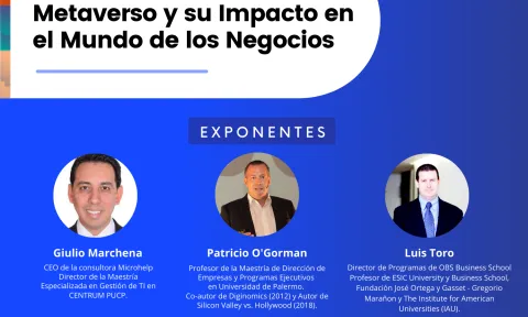 OBS participa del seminario web Metaverso y su impacto en el mundo de los negocios