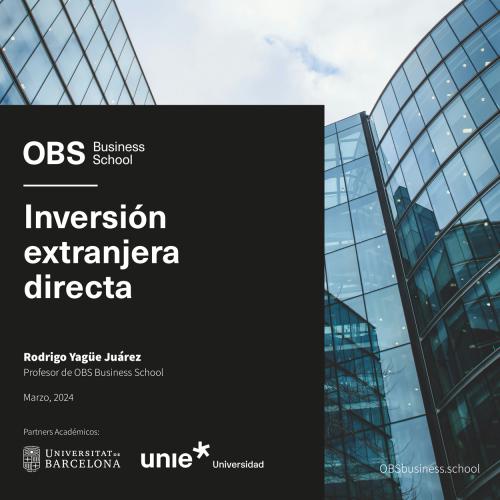 Informe OBS Inversiones Extranjeras Portada