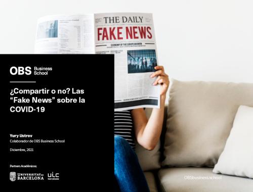 En ONS hemos elaborado un informe referente a las fake news producidas durante la pandemia. 