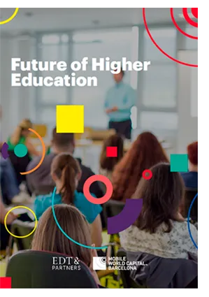 Portada Informe Future of Higher Education - EDT Partners-MWC Barcelona
