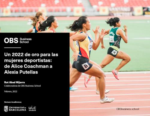 No te pierdas el nuevo informe elaborado por OBS Business School, mujeres deportistas