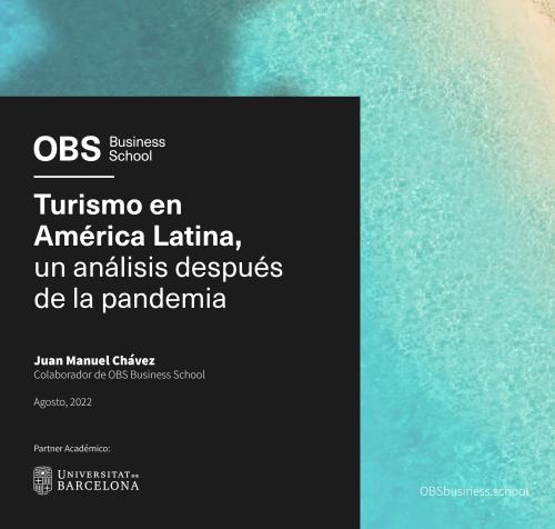 Portada informe turismo en LATAM 2022