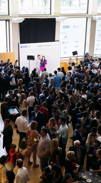 Cóctel de networking de la Graduación de OBS 2019
